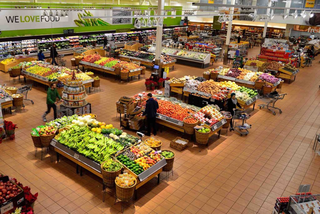 Supermarket fresh section - Nourish Scotland